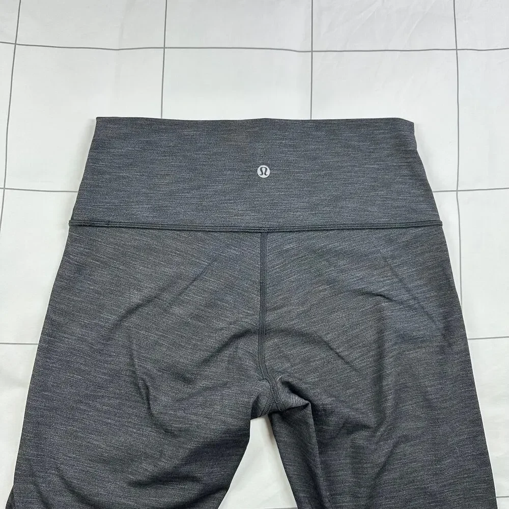 Lululemon Leggings Womens 8 Gray Wunder Under Hi Rise Brushed 28
